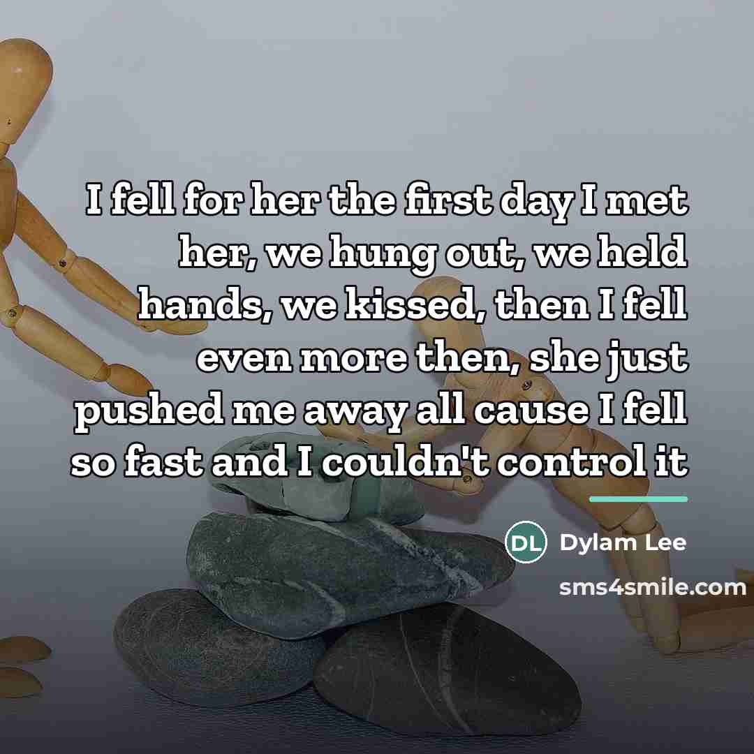“I fell for her the first day I met her,…” quote by Dylam Lee