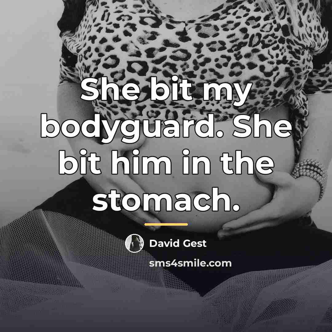 “She bit my bodyguard. She bit him in the stomach.…” quote by David Gest