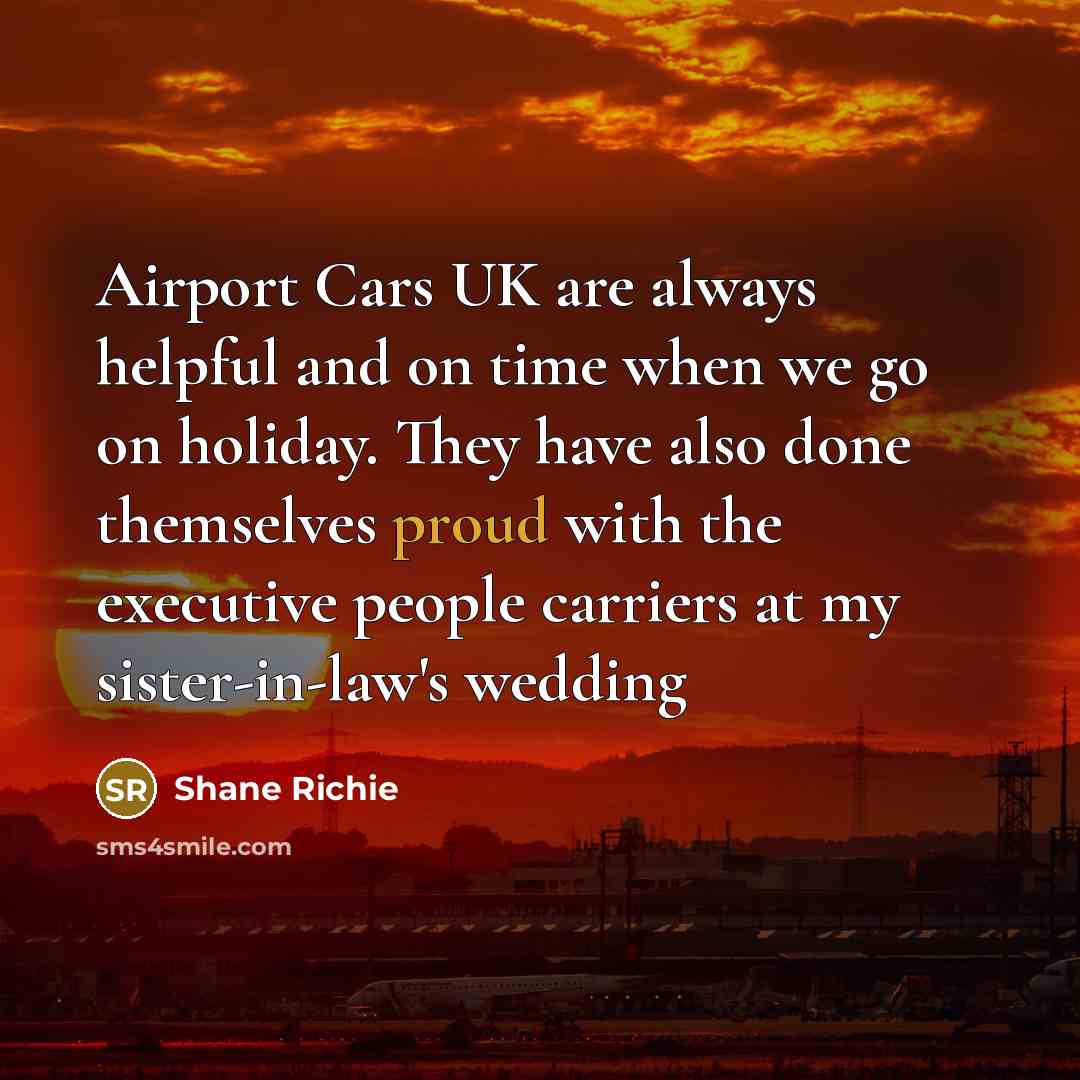 “Airport Cars UK are always helpful and on time when…” quote by Shane Richie