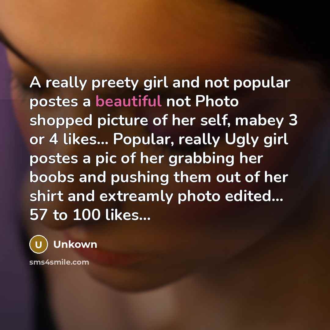 “A really preety girl and not popular postes a beautiful…” quote by Unkown