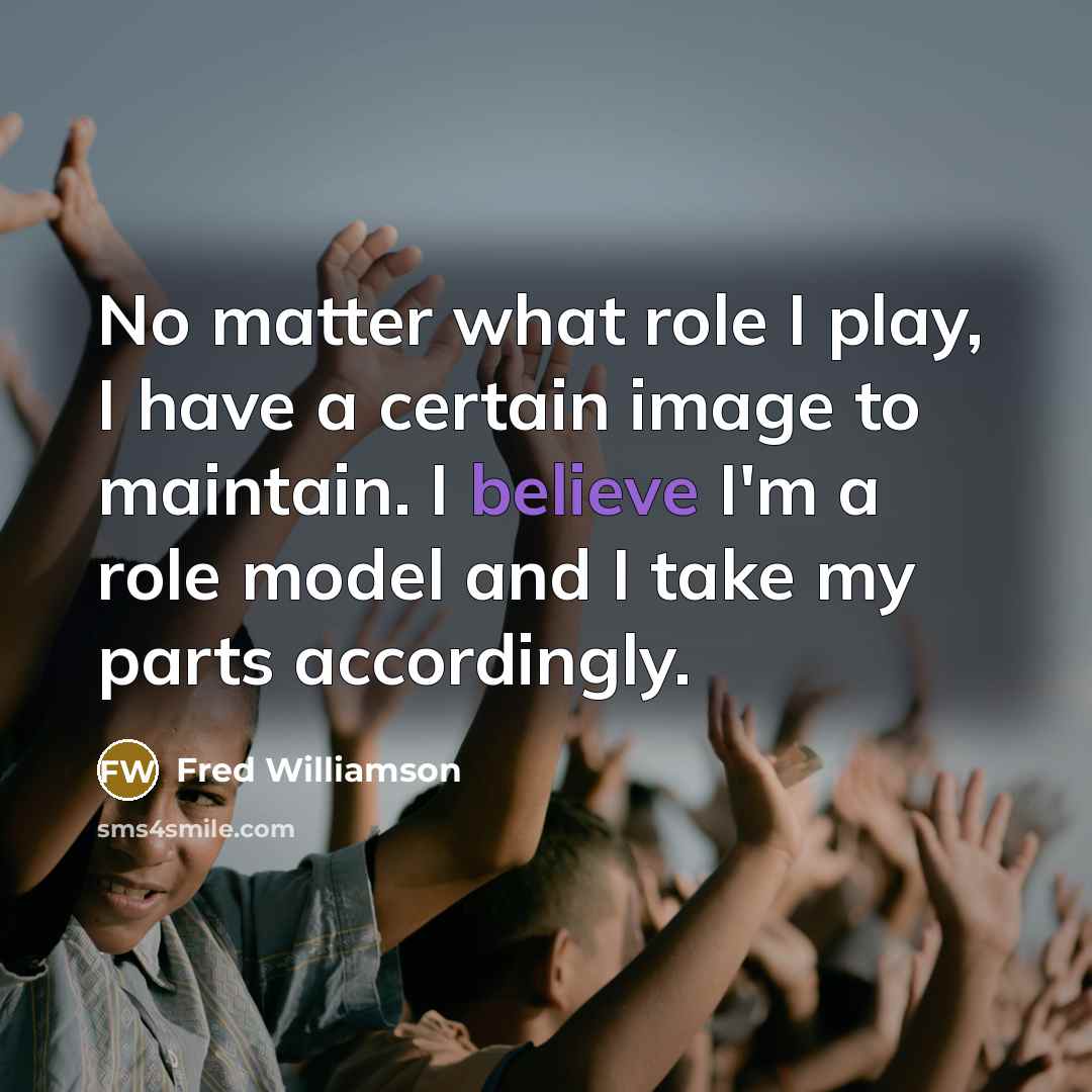 “No matter what role I play, I have a certain…” quote by Fred Williamson