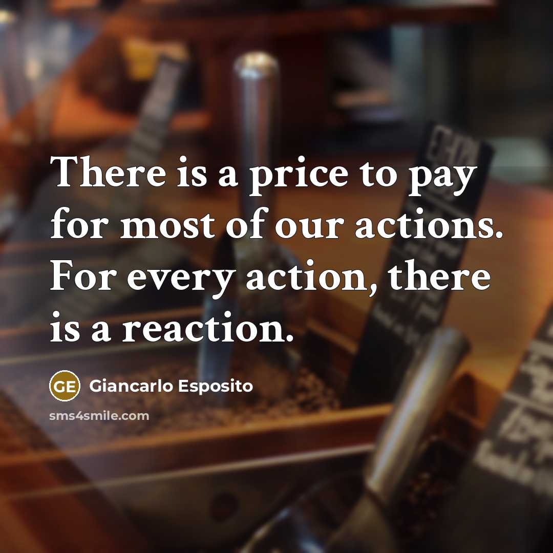 “There is a price to pay for most of our…” quote by Giancarlo Esposito