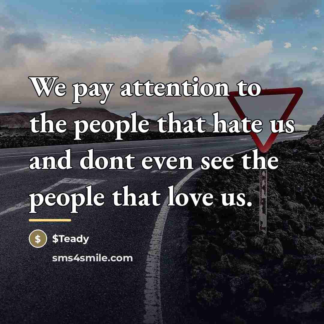 “We pay attention to the people that hate us and…” quote by $Teady
