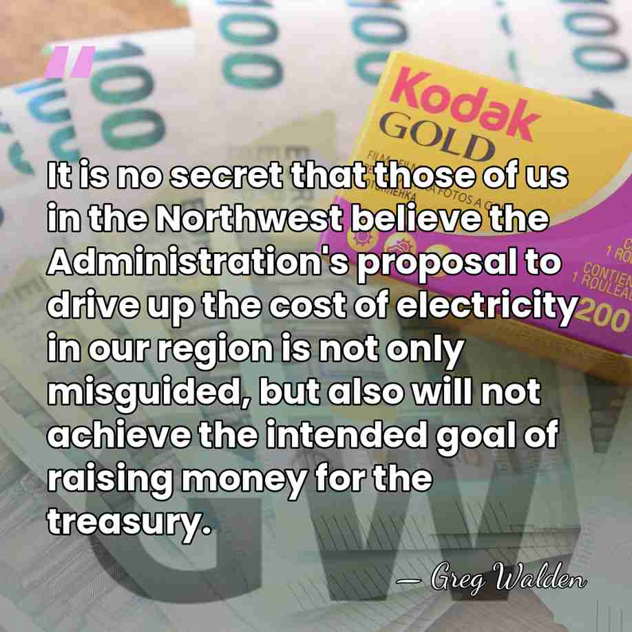 It is no secret that those of us in the Northwest believe&hellip; - Greg Walden