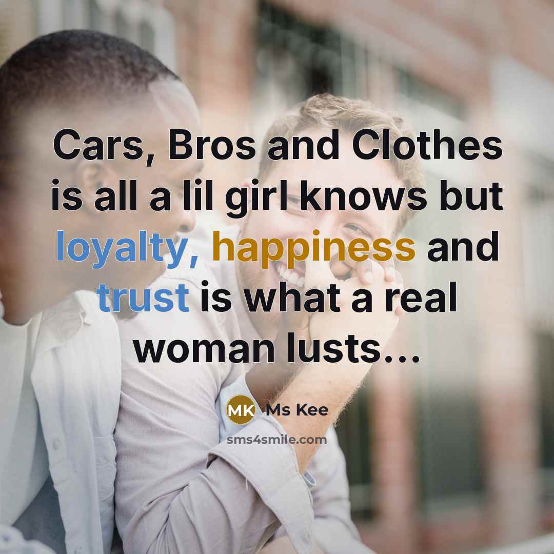 “Cars, Bros and Clothes is all a lil girl knows…” quote by Ms Kee