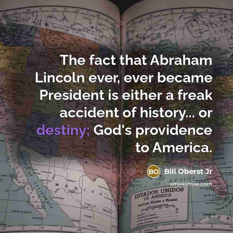 “The fact that Abraham Lincoln ever, ever became President is…” quote by Bill Oberst Jr