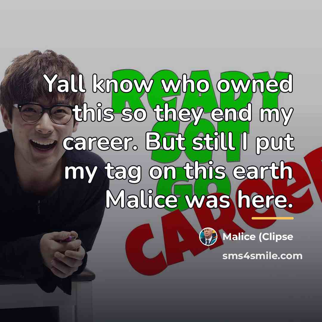 “Yall know who owned this so they end my career.…” quote by Malice (Clipse