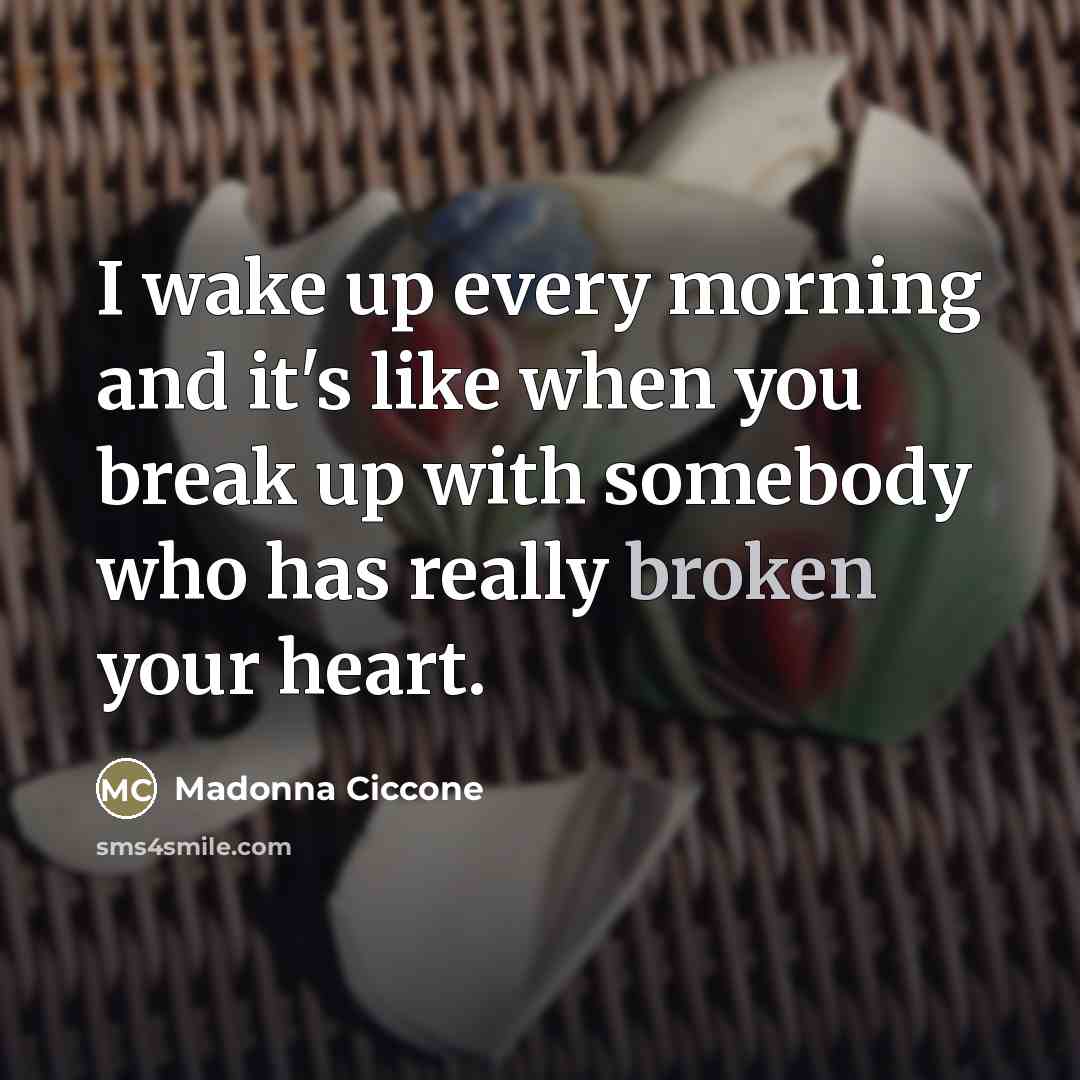 “I wake up every morning and it's like when you…” quote by Madonna Ciccone