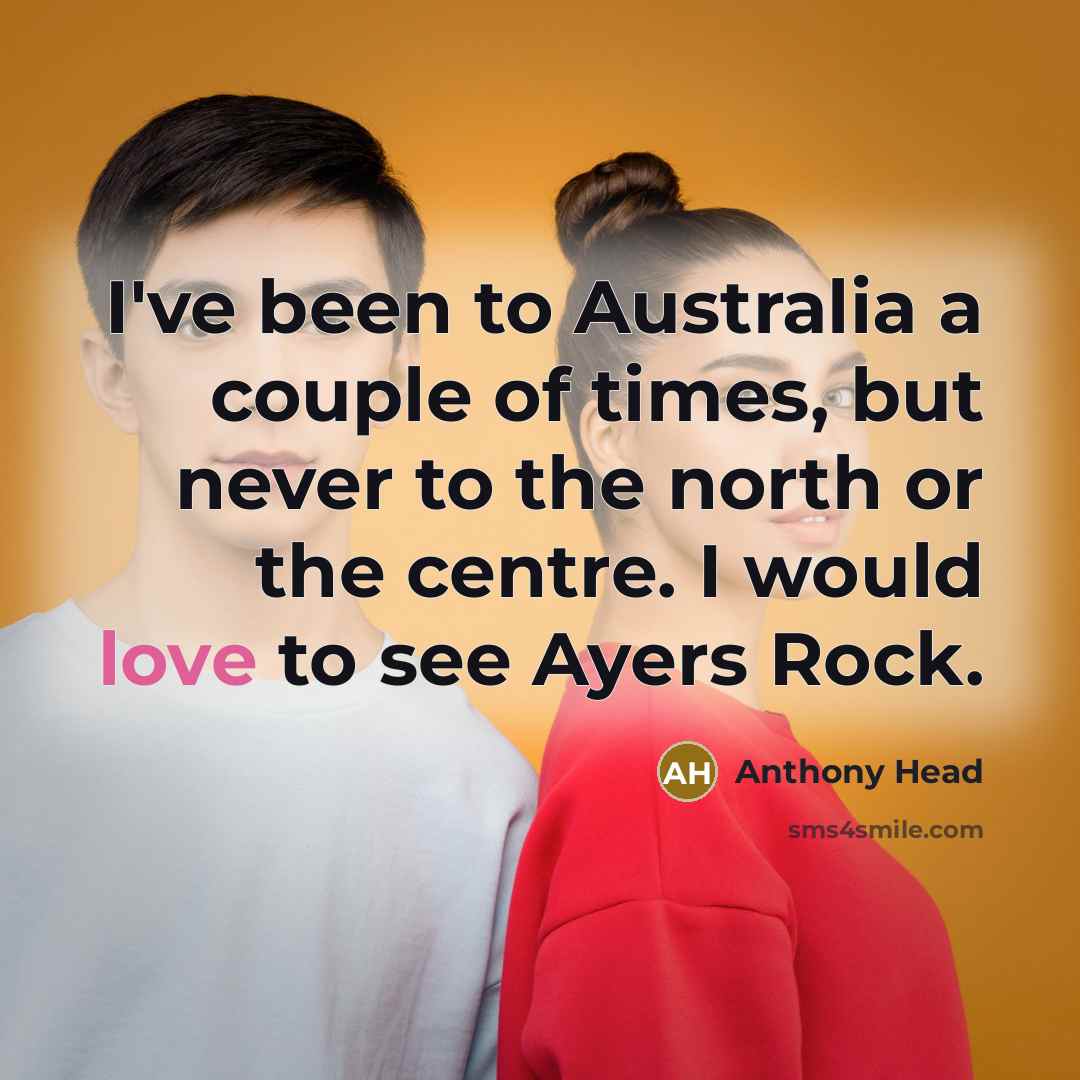 “I've been to Australia a couple of times, but never…” quote by Anthony Head