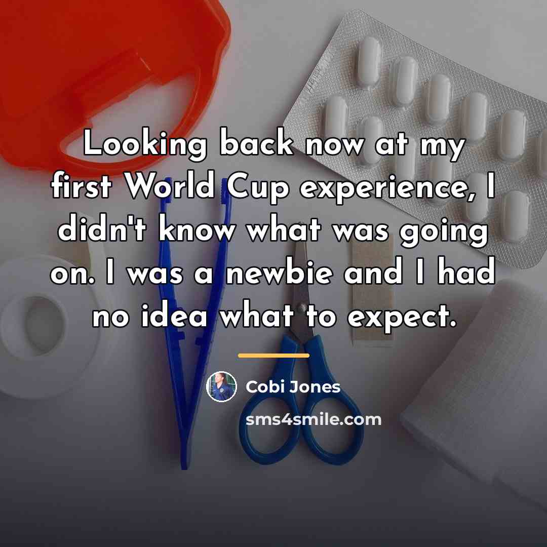 “Looking back now at my first World Cup experience, I…” quote by Cobi Jones