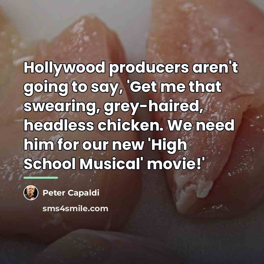 “Hollywood producers aren't going to say, 'Get me that swearing,…” quote by Peter Capaldi