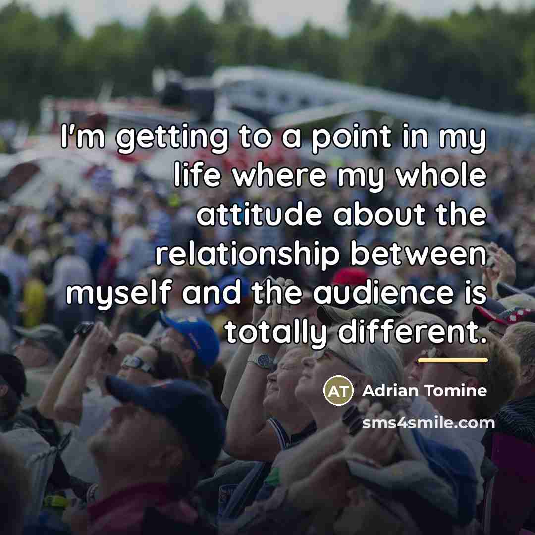 “I'm getting to a point in my life where my…” quote by Adrian Tomine