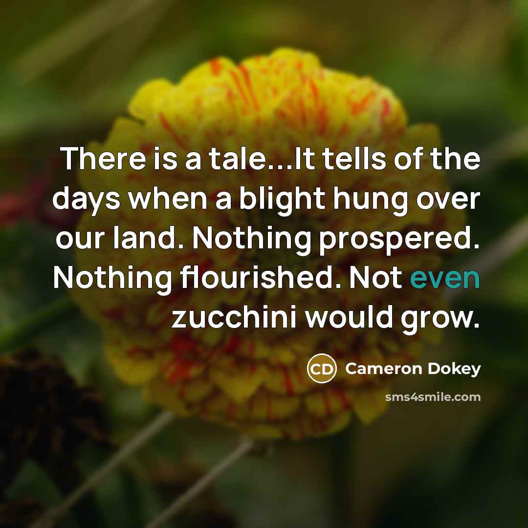 “There is a tale...It tells of the days when a…” quote by Cameron Dokey