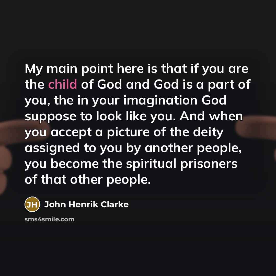 “My main point here is that if you are the…” quote by John Henrik Clarke