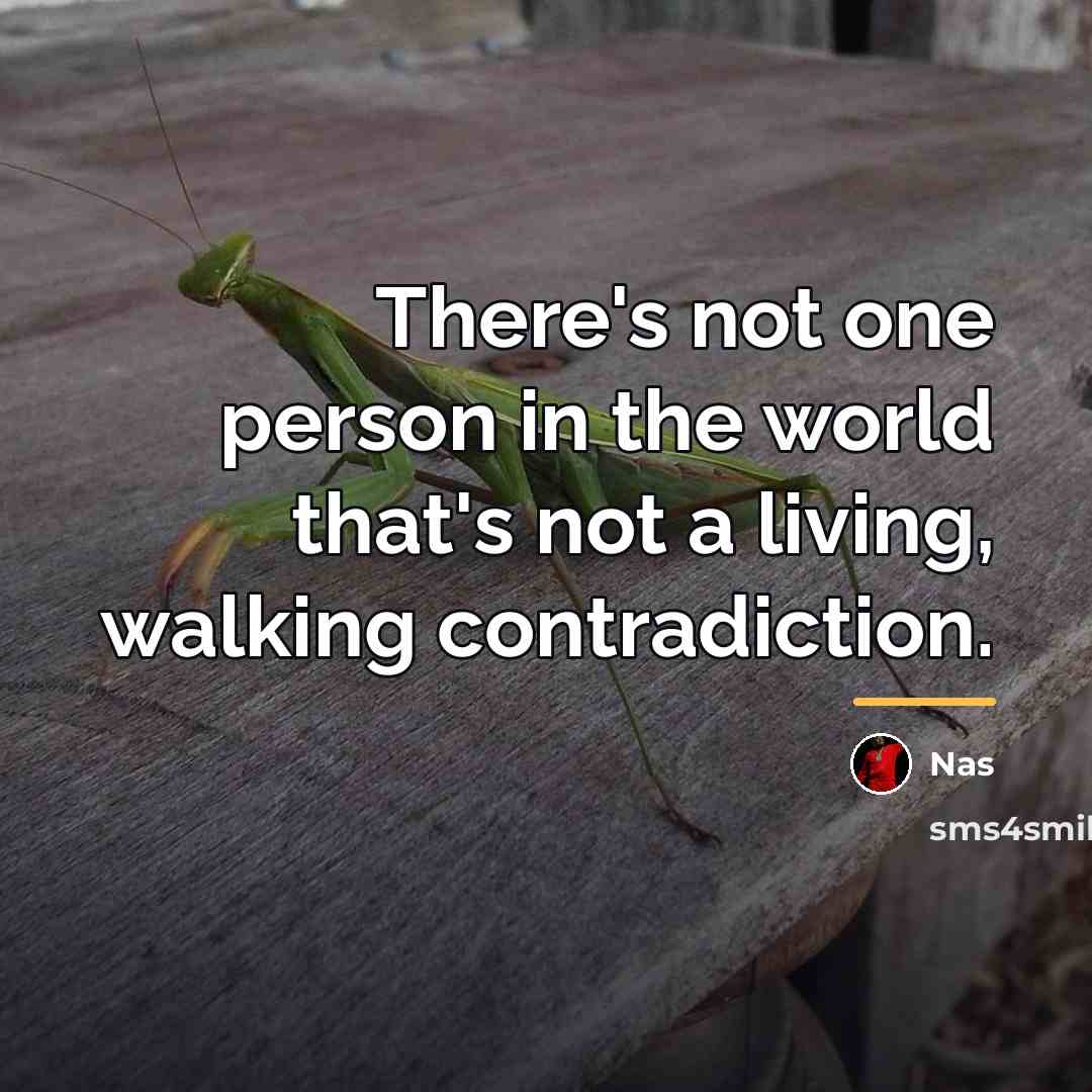 “There's not one person in the world that's not a…” quote by Nas