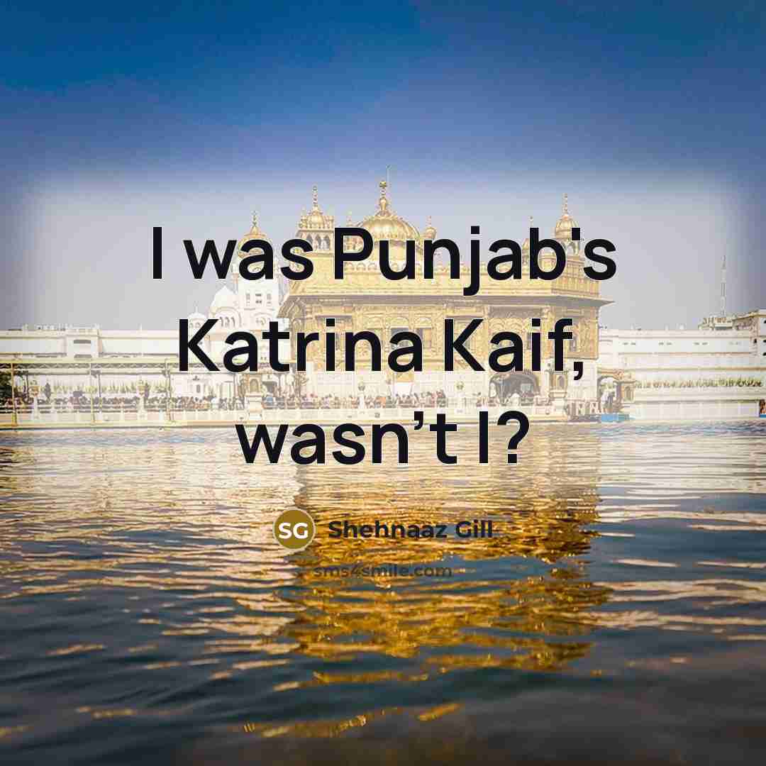 “I was Punjab's Katrina Kaif, wasn't I?…” quote by Shehnaaz Gill