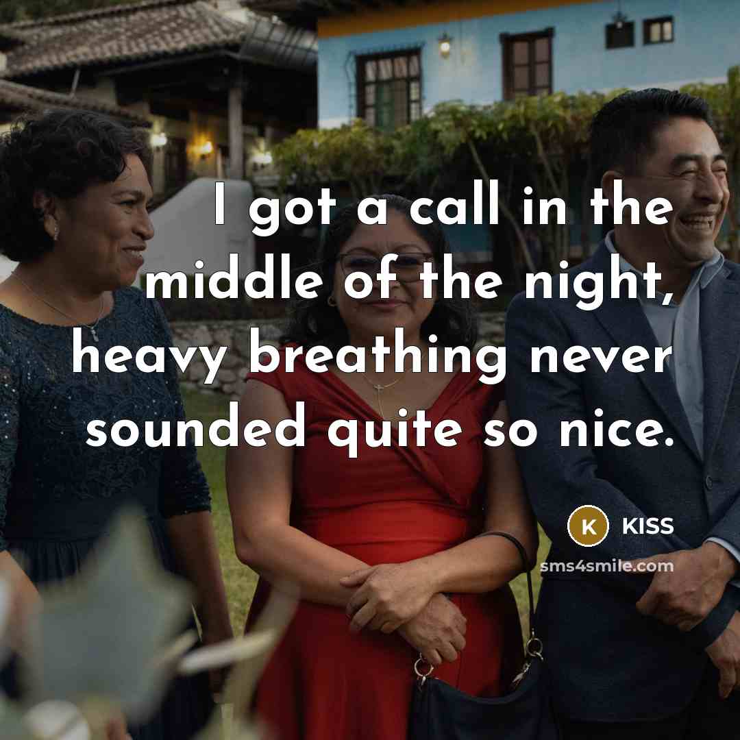 “I got a call in the middle of the night,…” quote by KISS