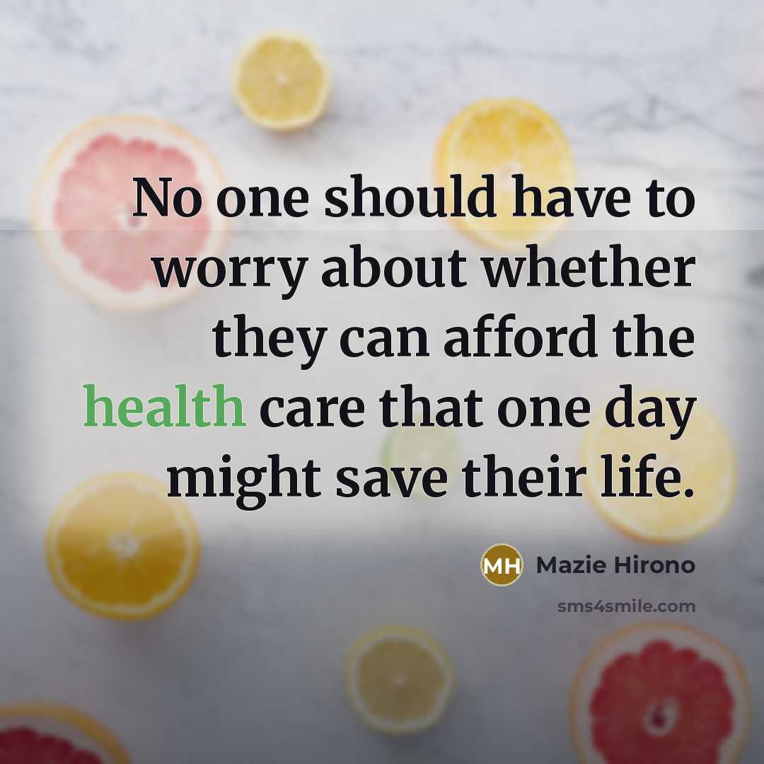 “No one should have to worry about whether they can…” quote by Mazie Hirono