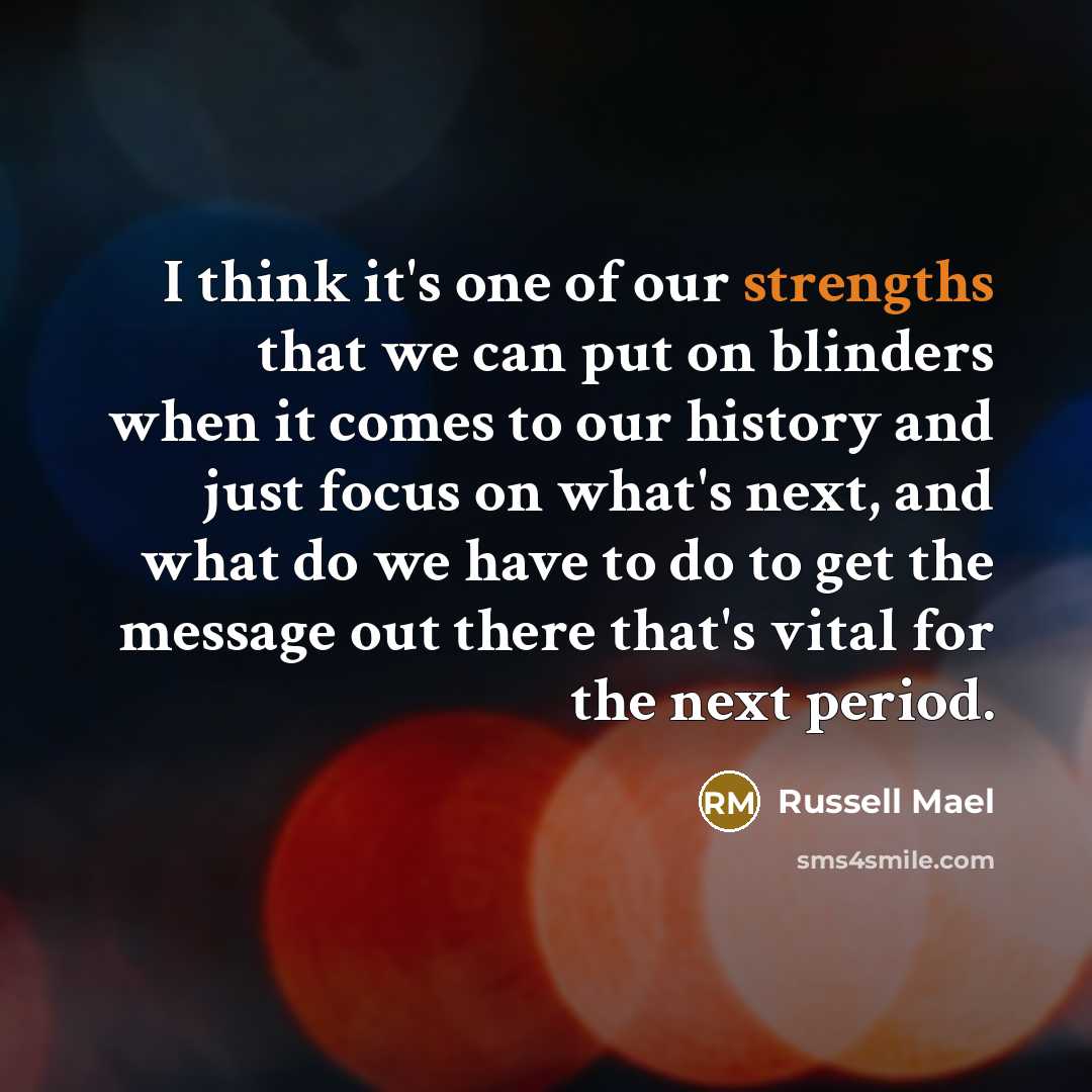 “I think it's one of our strengths that we can…” quote by Russell Mael