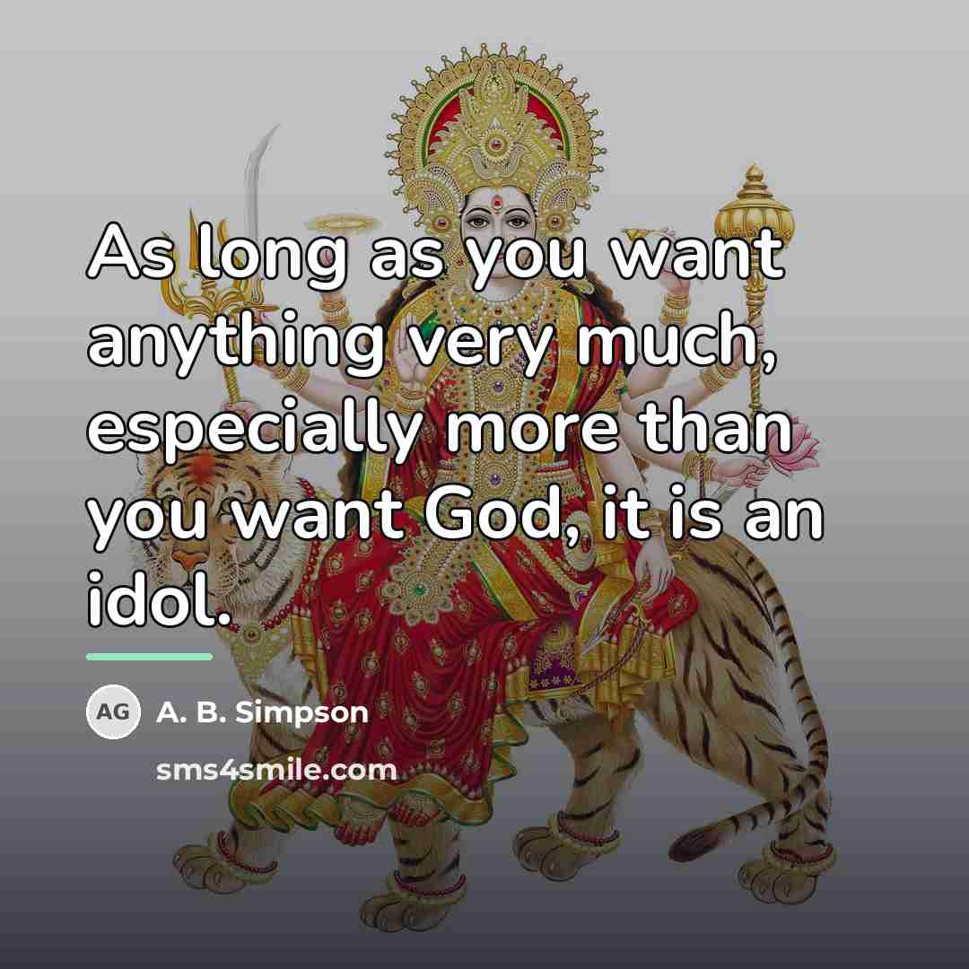 “As long as you want anything very much, especially more…” quote by A. B. Simpson