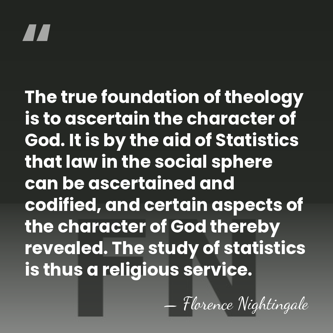 The true foundation of theology is to ascertain the character of God.&hellip; - Florence Nightingale