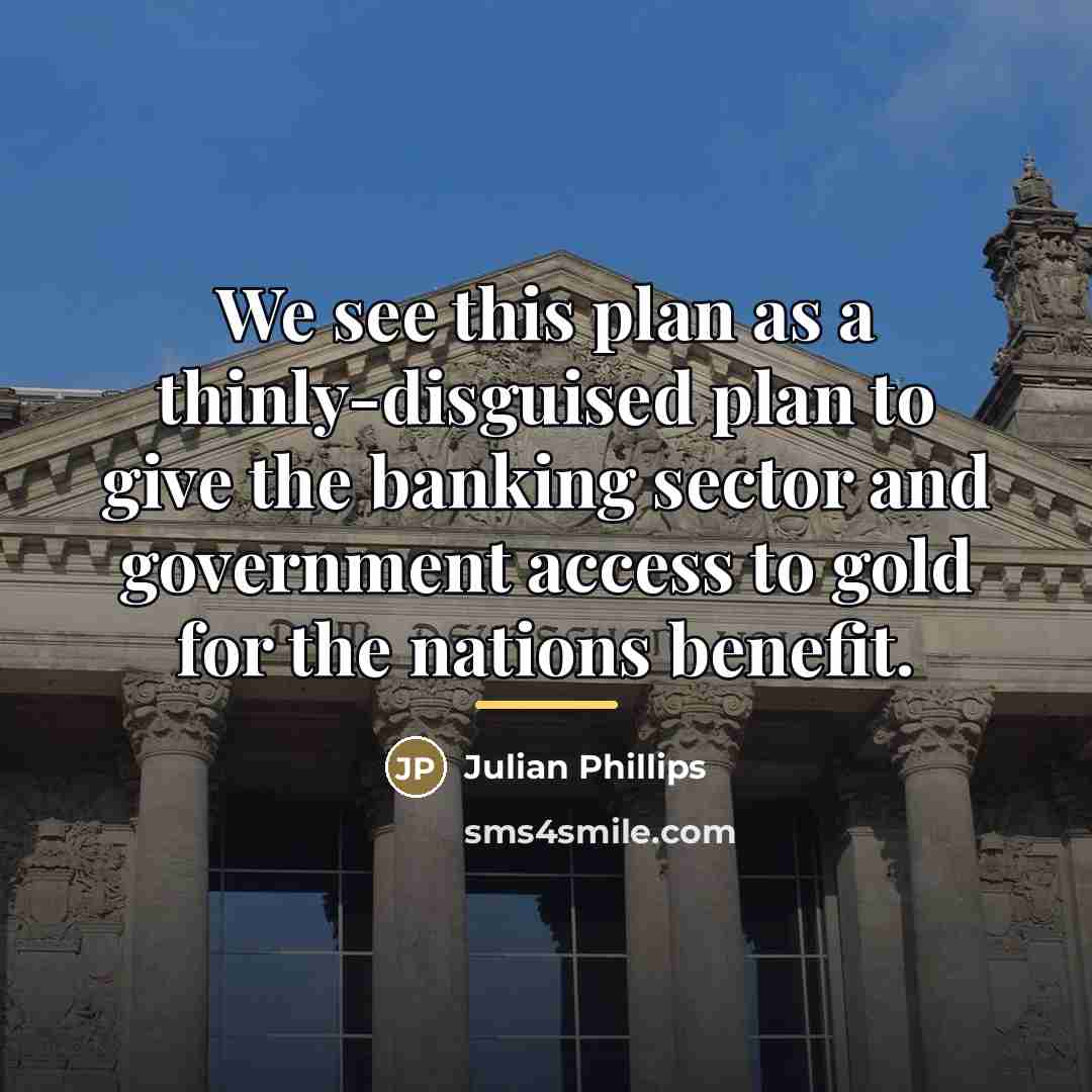 “We see this plan as a thinly-disguised plan to give…” quote by Julian Phillips