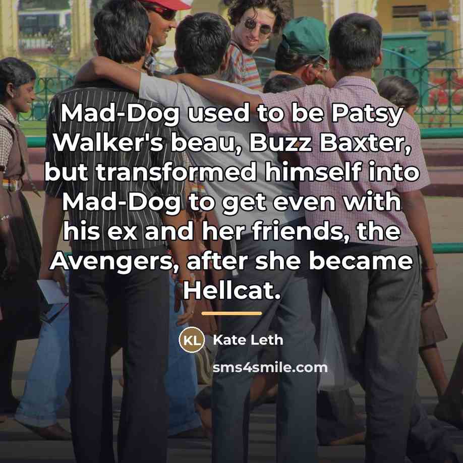 “Mad-Dog used to be Patsy Walker's beau, Buzz Baxter, but…” quote by Kate Leth