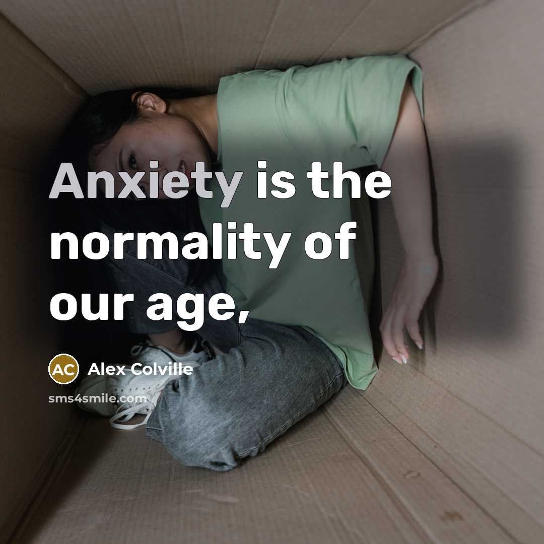 “Anxiety is the normality of our age,…” quote by Alex Colville