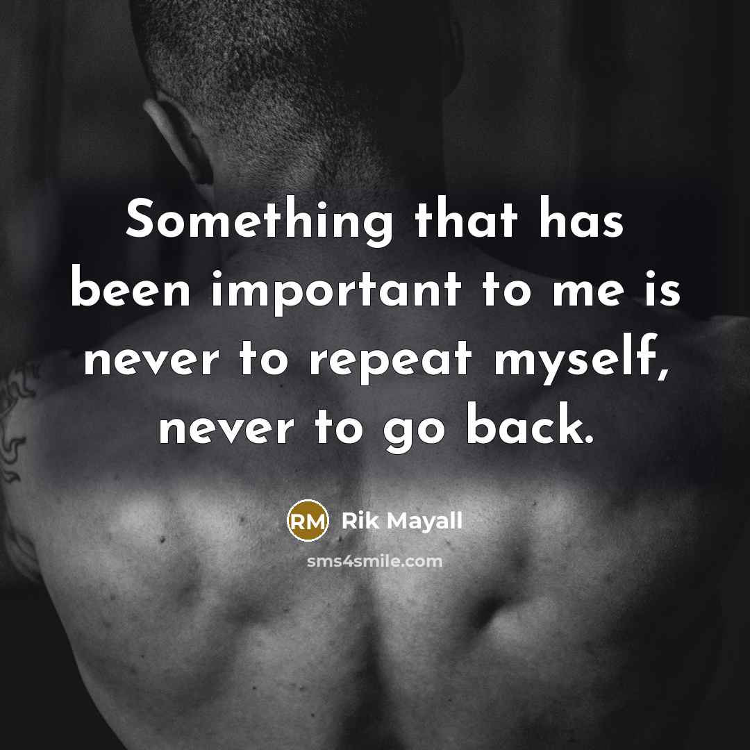“Something that has been important to me is never to…” quote by Rik Mayall