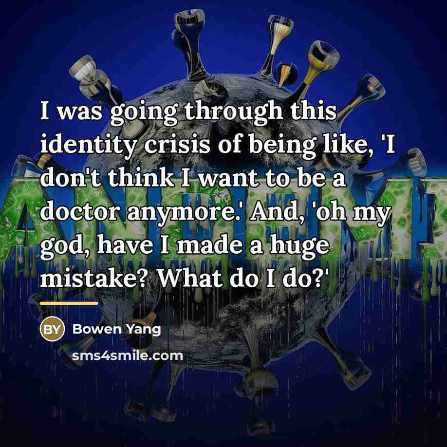“I was going through this identity crisis of being like,…” quote by Bowen Yang