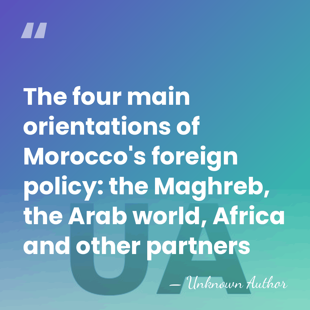 The four main orientations of Morocco's foreign policy: the Maghreb, the Arab&hellip; - Unknown Author