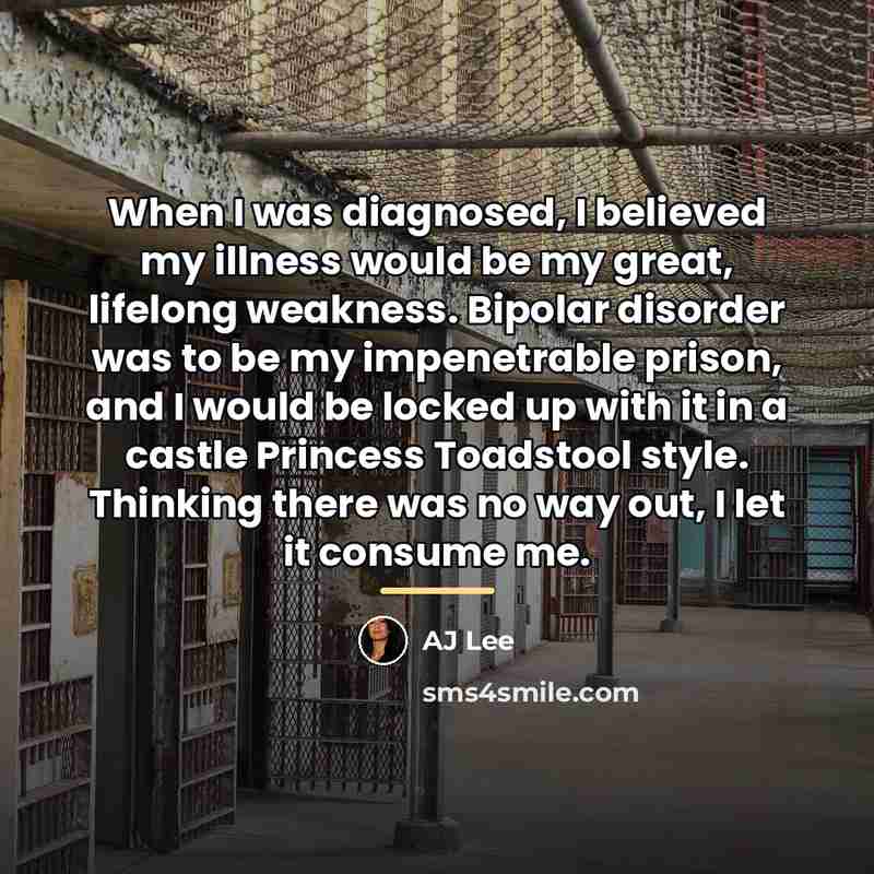 “When I was diagnosed, I believed my illness would be…” quote by AJ Lee