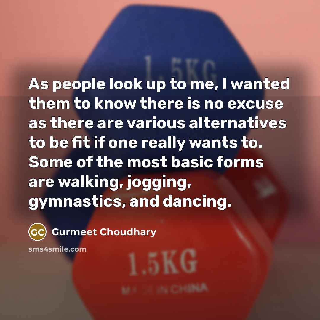 “As people look up to me, I wanted them to…” quote by Gurmeet Choudhary