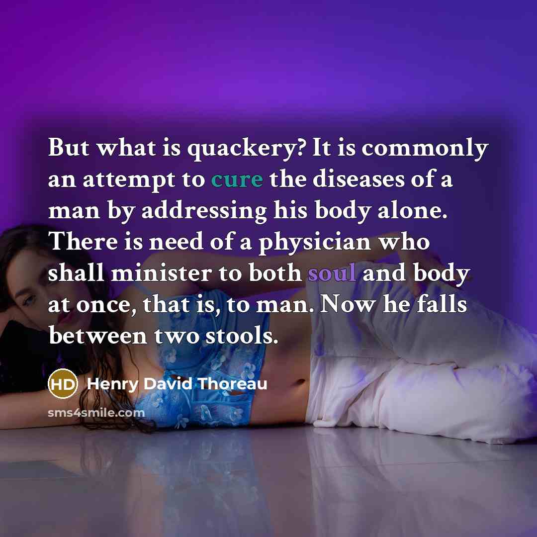 “But what is quackery? It is commonly an attempt to…” quote by Henry David Thoreau