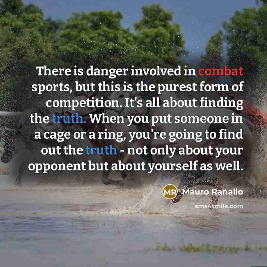 “There is danger involved in combat sports, but this is…” quote by Mauro Ranallo