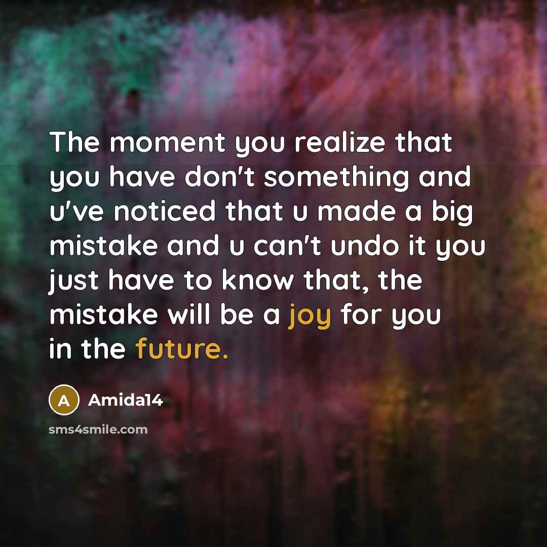 “The moment you realize that you have don't something and…” quote by Amida14
