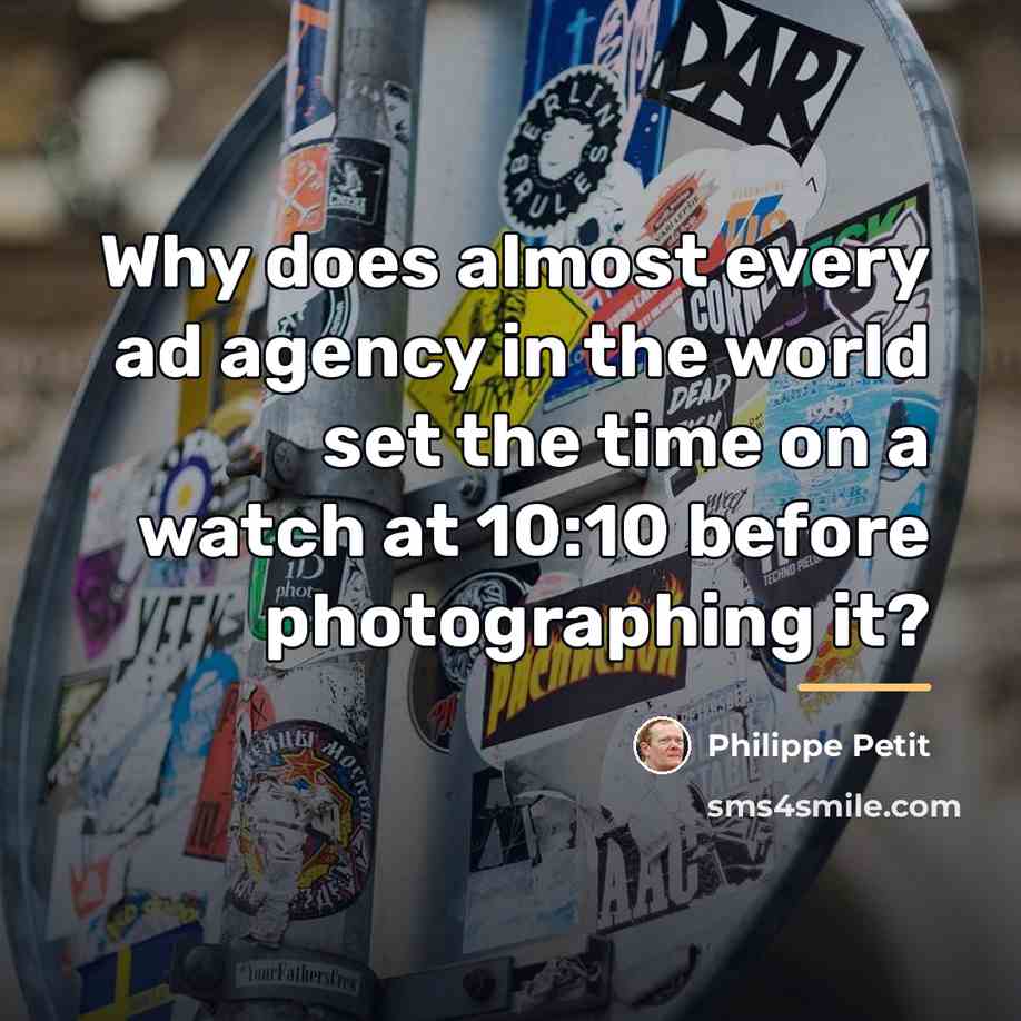 “Why does almost every ad agency in the world set…” quote by Philippe Petit