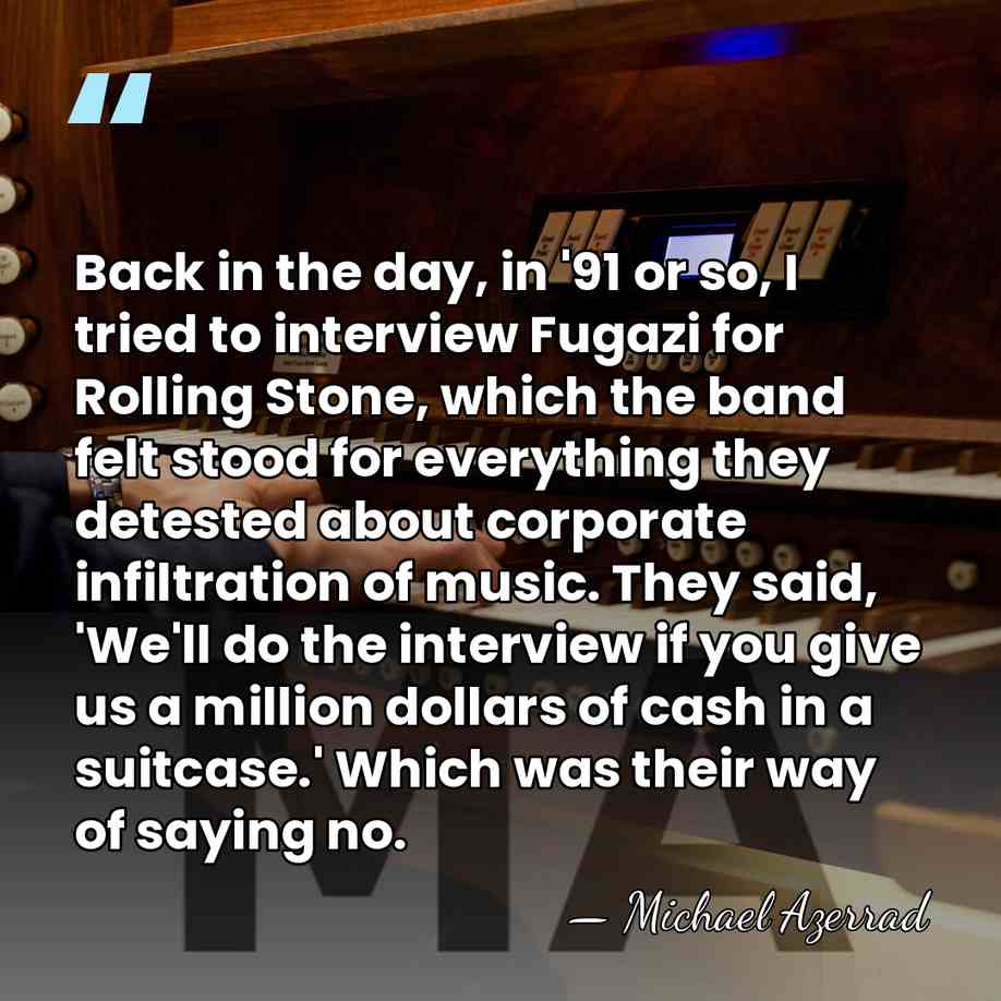 Back in the day, in '91 or so, I tried to interview&hellip; - Michael Azerrad