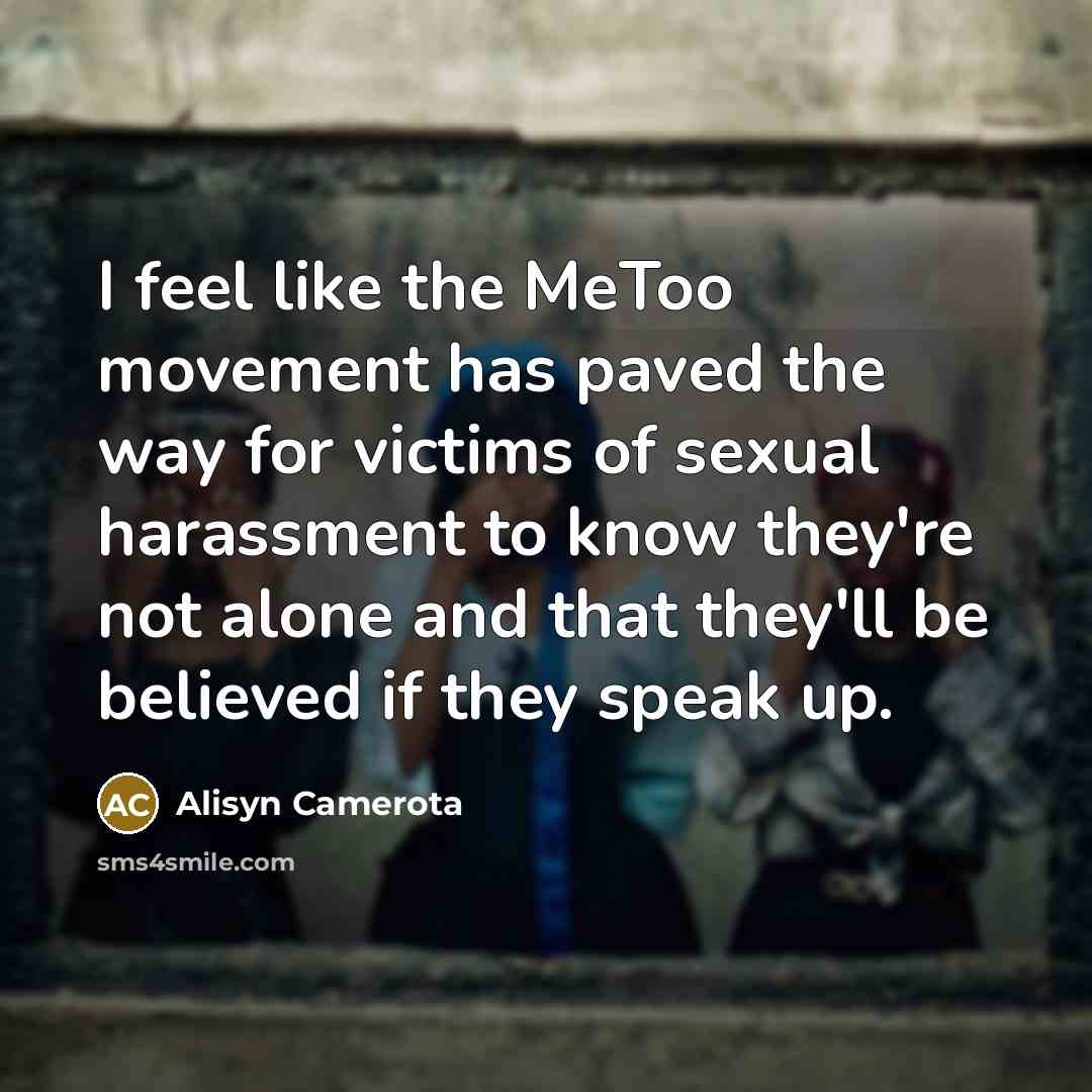 “I feel like the MeToo movement has paved the way…” quote by Alisyn Camerota