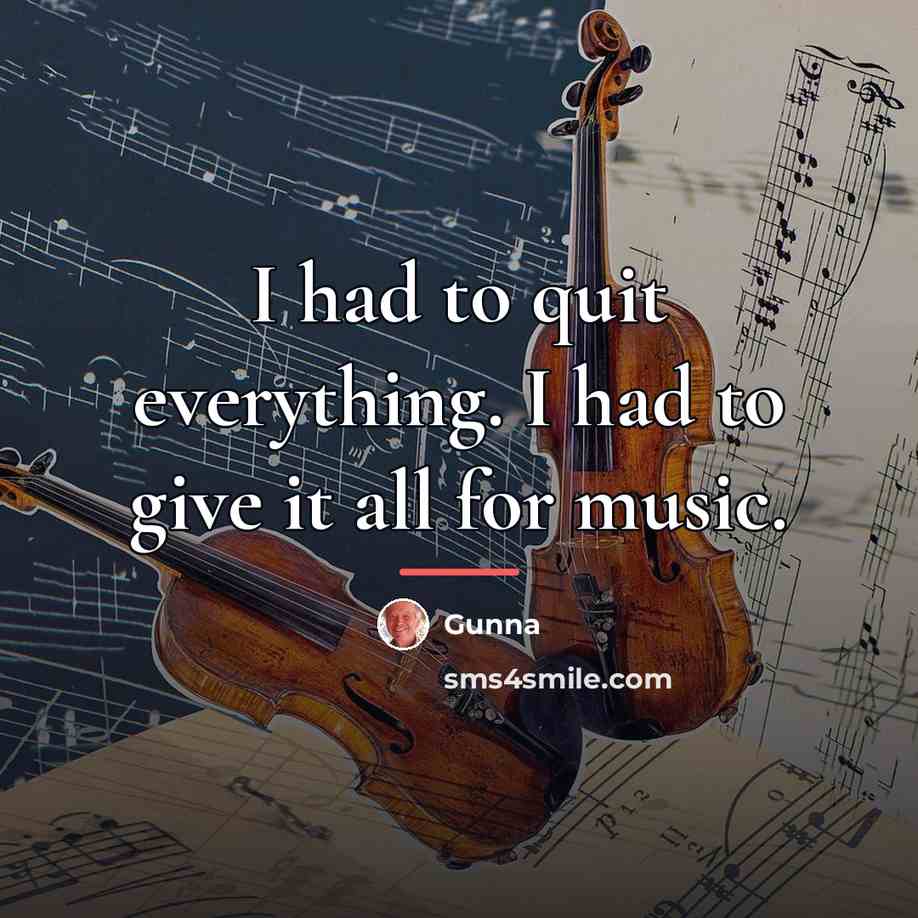“I had to quit everything. I had to give it…” quote by Gunna