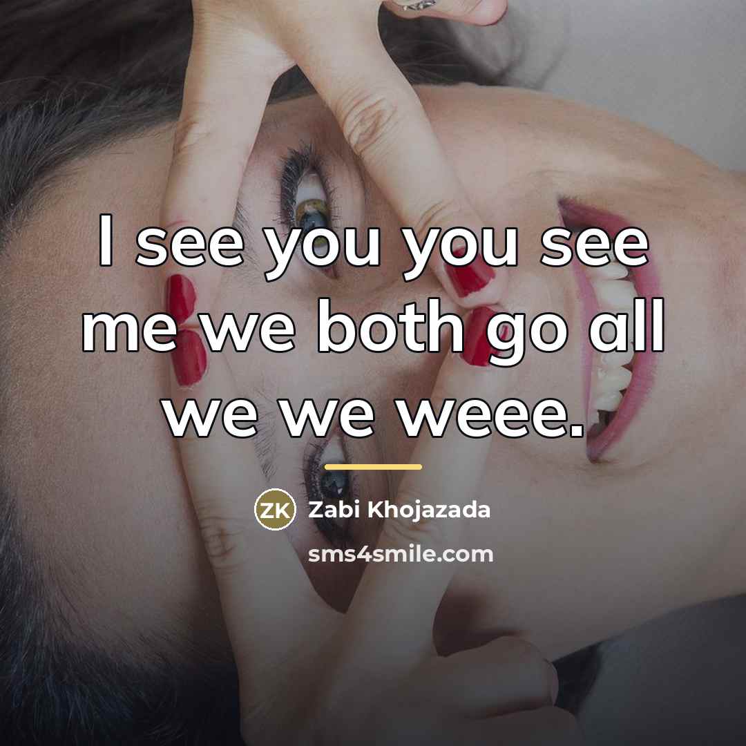 “I see you you see me we both go all…” quote by Zabi Khojazada