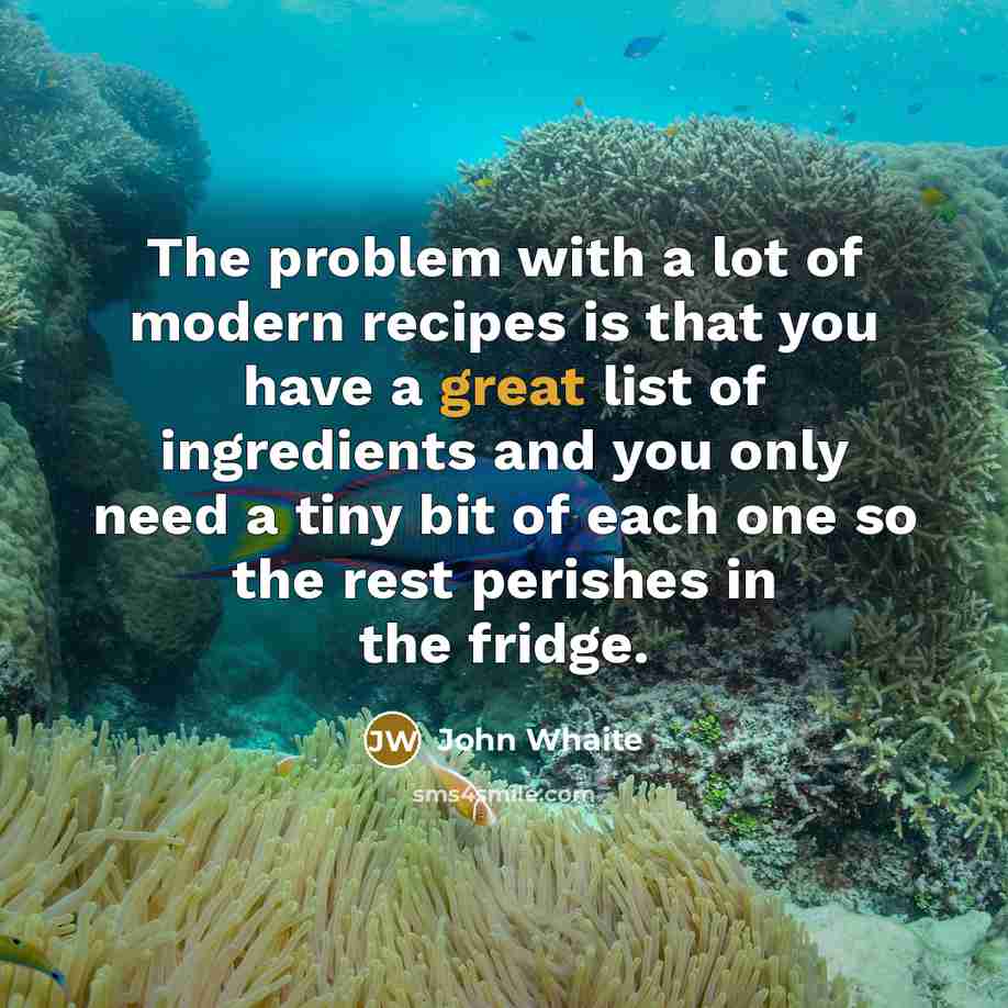 “The problem with a lot of modern recipes is that…” quote by John Whaite