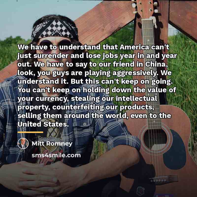 “We have to understand that America can't just surrender and…” quote by Mitt Romney