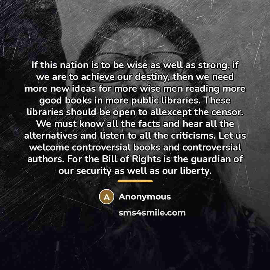 “If this nation is to be wise as well as…” quote by Anonymous