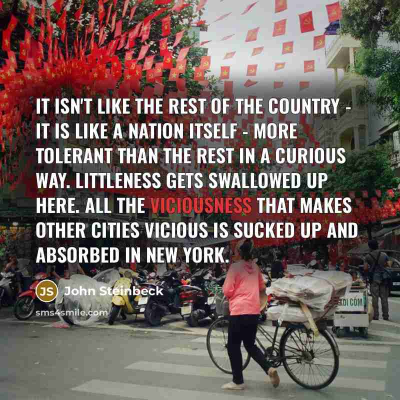 “It isn't like the rest of the country - it…” quote by John Steinbeck