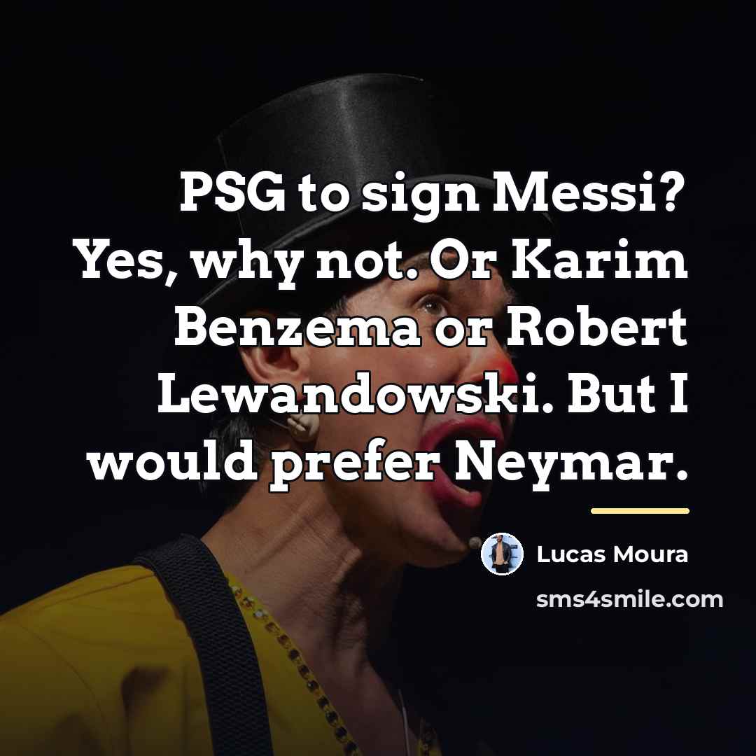 “PSG to sign Messi? Yes, why not. Or Karim Benzema…” quote by Lucas Moura