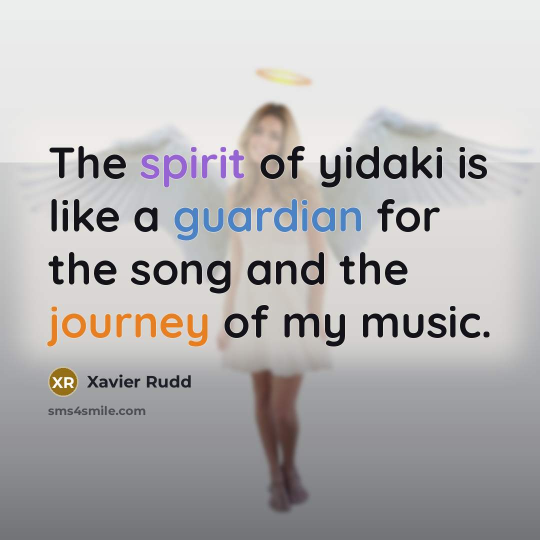 “The spirit of yidaki is like a guardian for the…” quote by Xavier Rudd