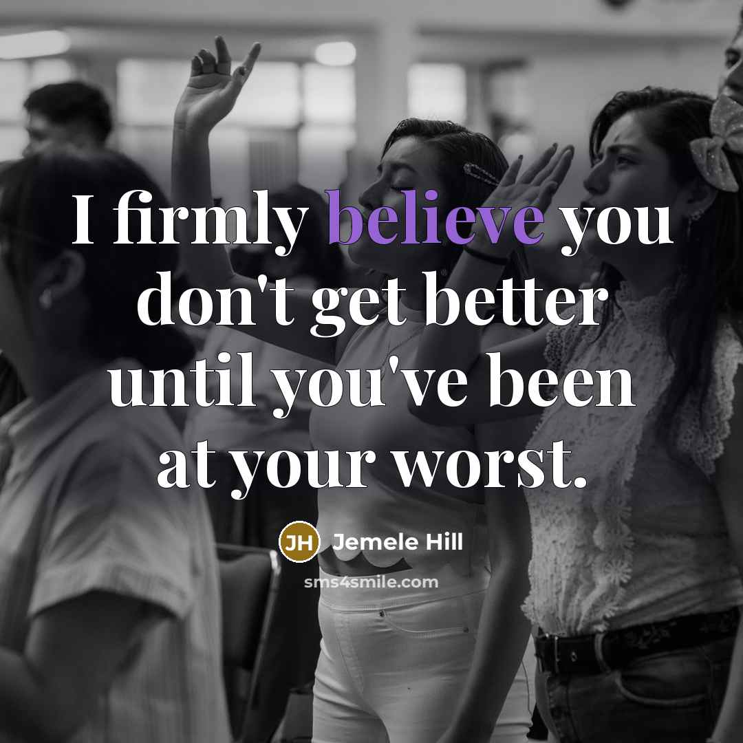 “I firmly believe you don't get better until you've been…” quote by Jemele Hill