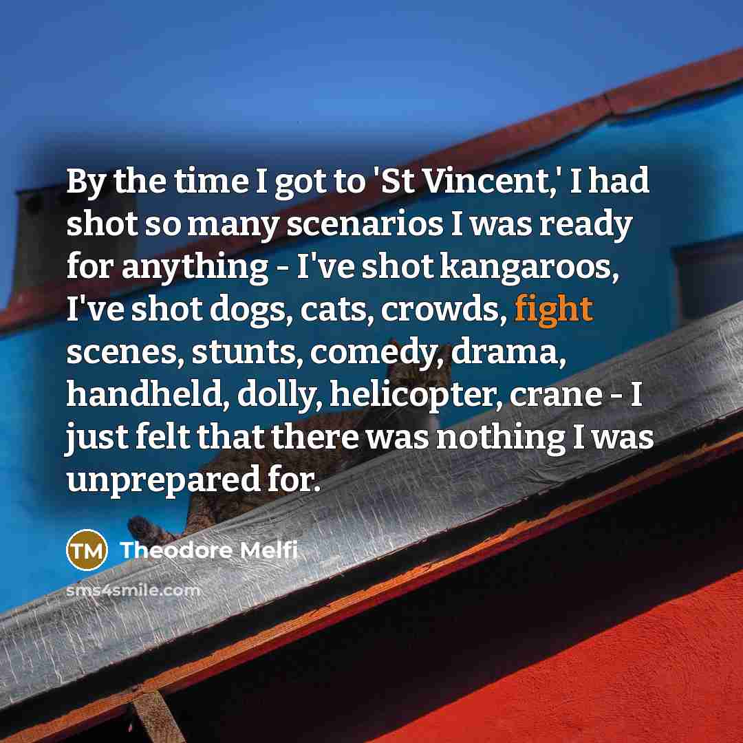 “By the time I got to 'St Vincent,' I had…” quote by Theodore Melfi