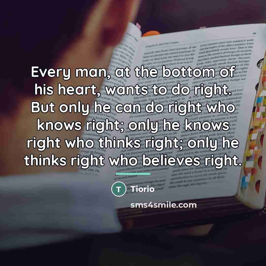 “Every man, at the bottom of his heart, wants to…” quote by Tiorio